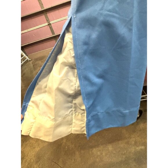 Vtg Blue Party Flight Suit "Perform Or Perish" Eagle Embroidery Mens Bowling - Picture 14 of 15